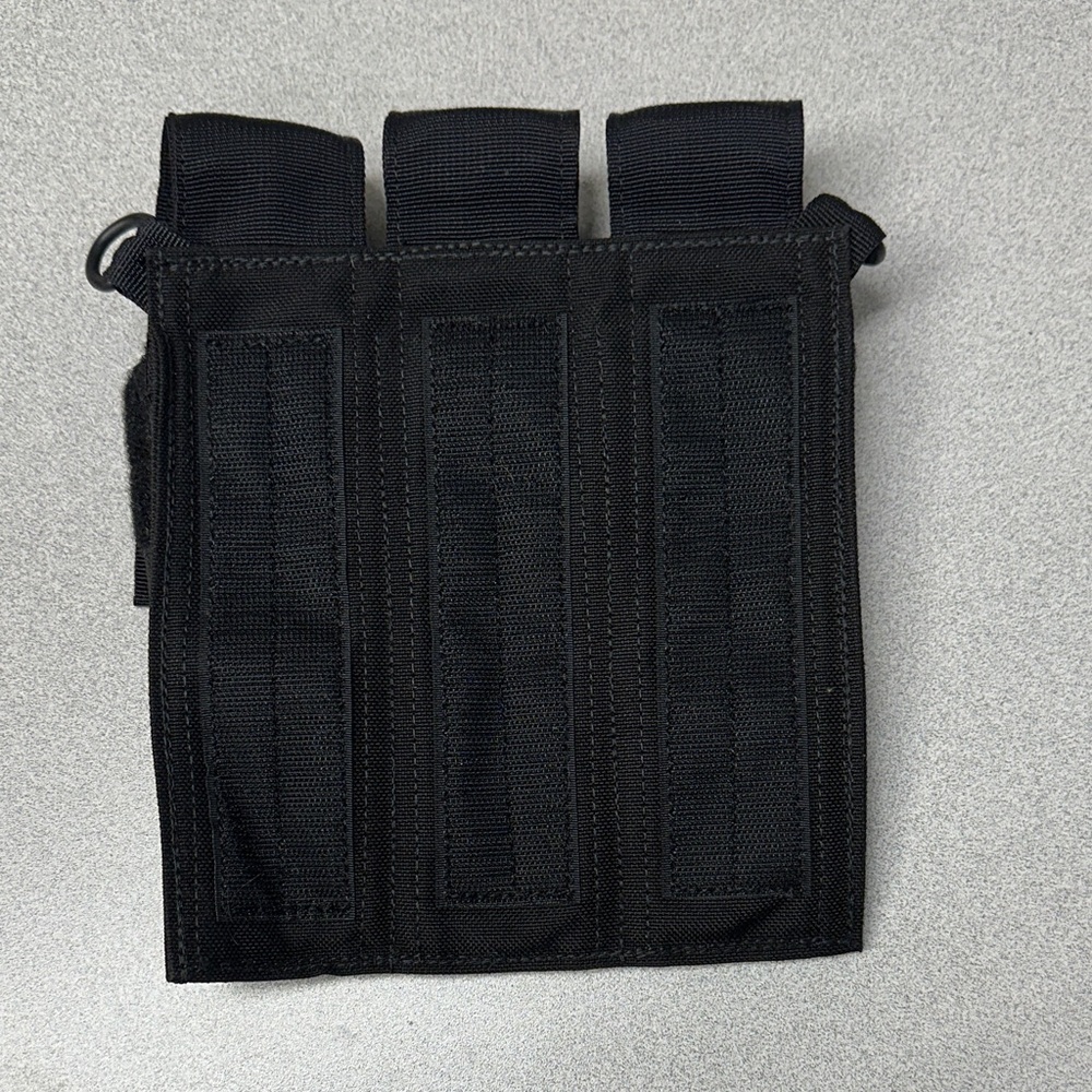 Nwot Elite Survival Systems Tactical Triple Magazine Pouch - Black View 2